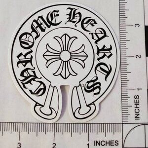 3 Chrome Hearts 3.5"x3.5" Vinyl Decal Stickers